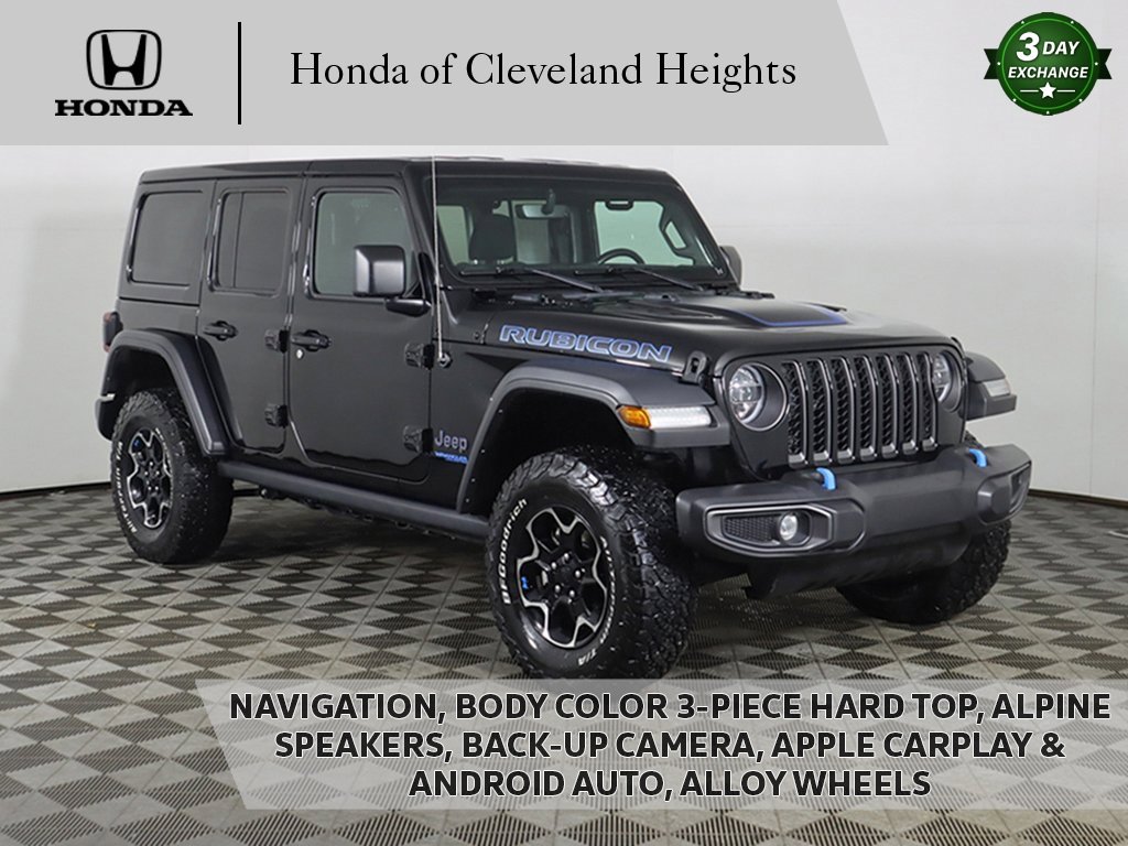 Used 2022 Jeep Wrangler Unlimited Rubicon 4xe image 1