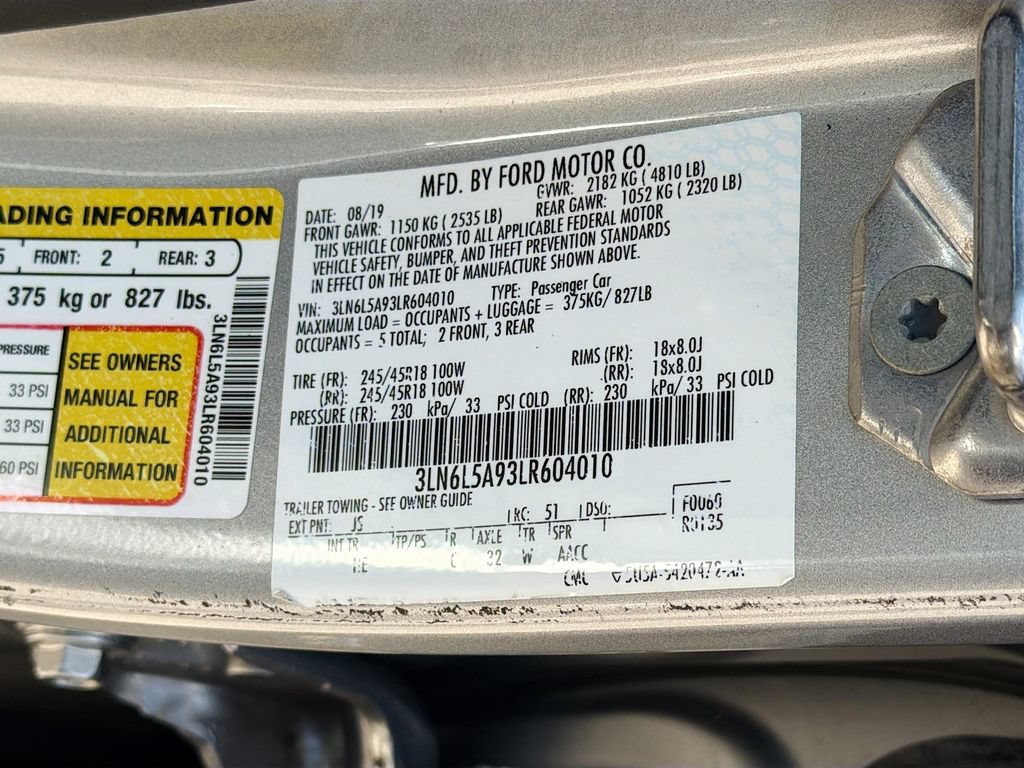 Used 2020 Lincoln MKZ FWD image 41
