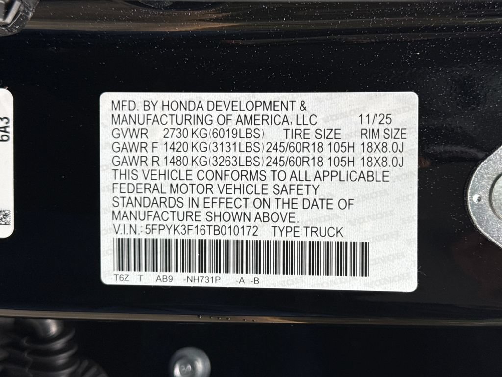Used 2026 Honda Ridgeline Sport image 38