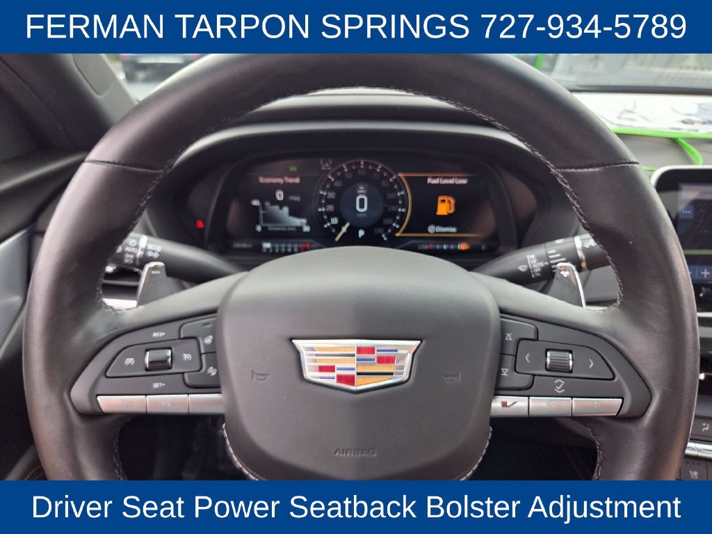 Certified 2025 Cadillac CT4 V w/ Navigation Package RWD image 29