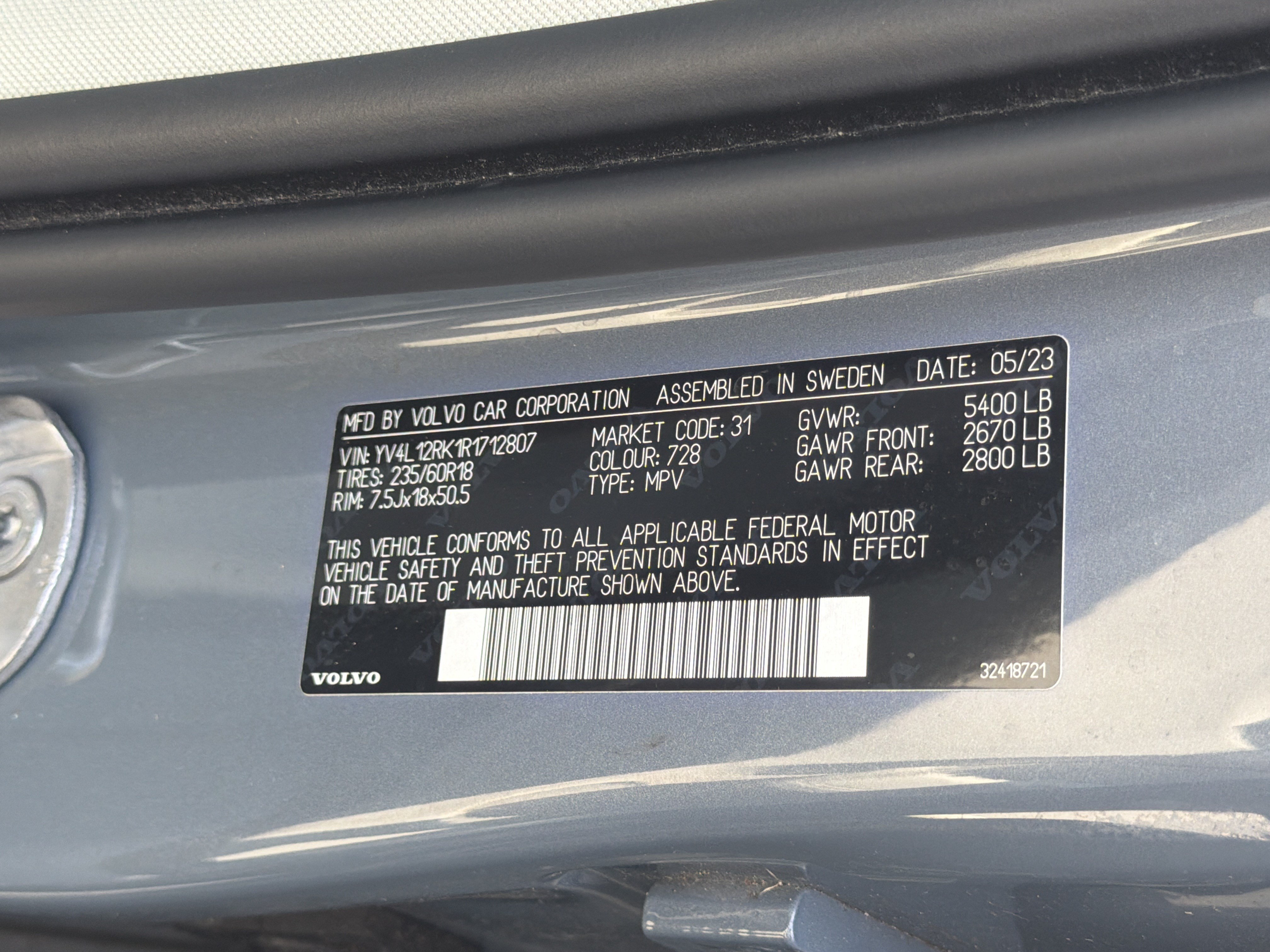Certified 2024 Volvo XC60 B5 Core AWD/4WD image 37