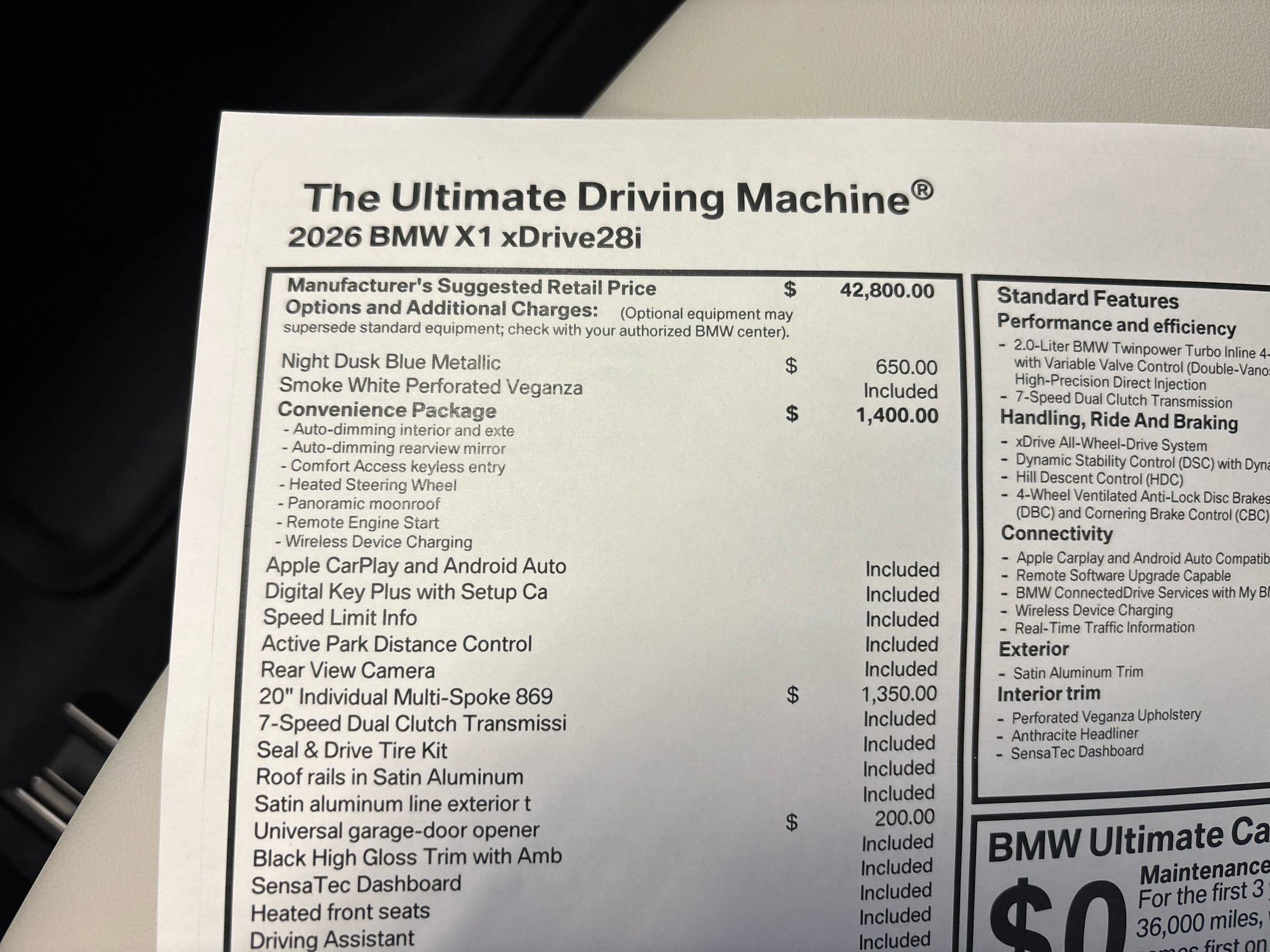 Used 2026 BMW X1 xDrive28i w/ Convenience Package image 35