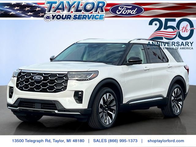 New 2026 Ford Explorer Platinum w/ LUX Leather Package