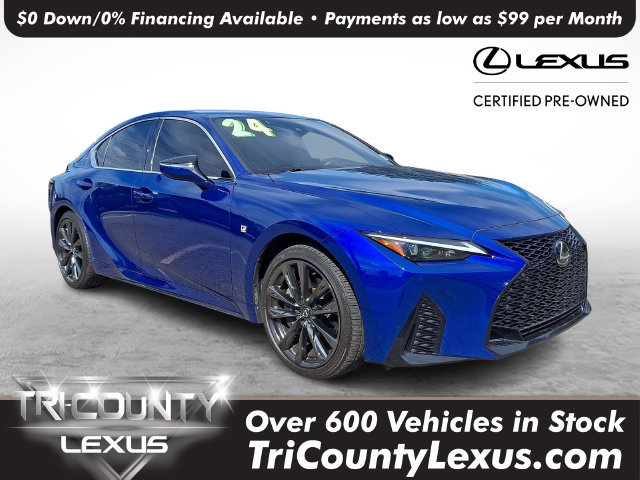 Certified 2024 Lexus IS 350 F Sport w/ Memory Package