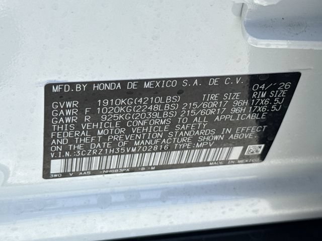 New 2027 Honda HR-V LX image 38