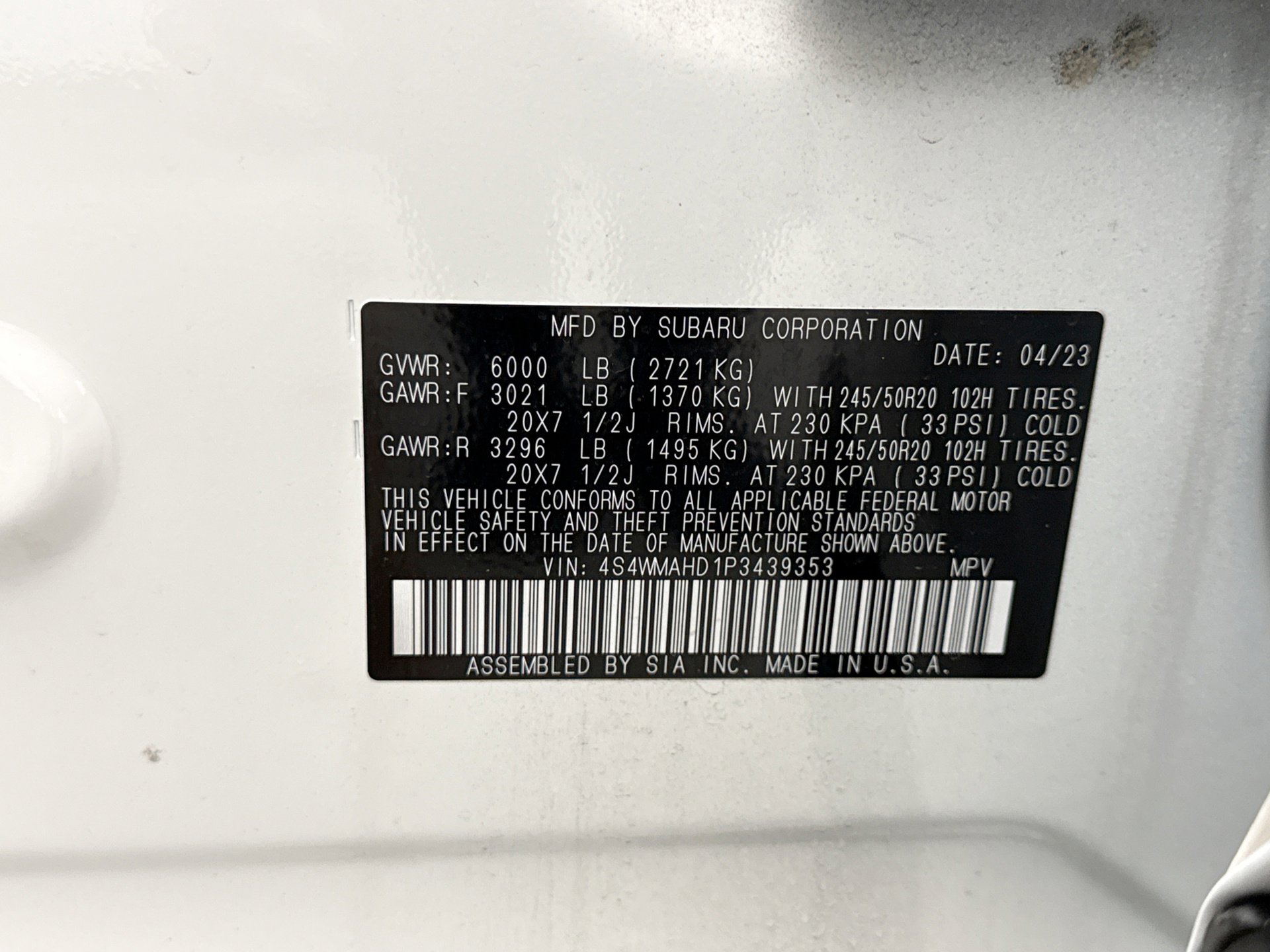 Used 2023 Subaru Ascent Onyx Edition image 12