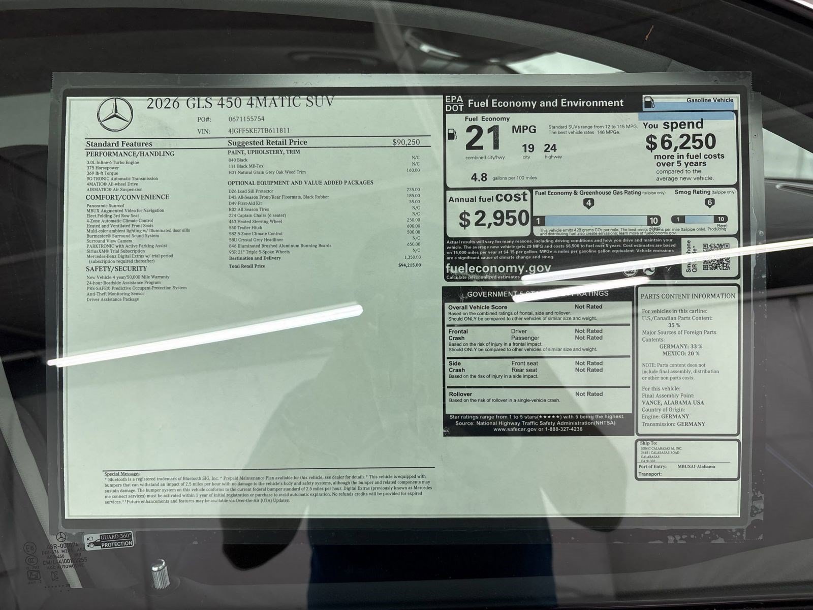 New 2026 Mercedes-Benz GLS 450 4MATIC image 31