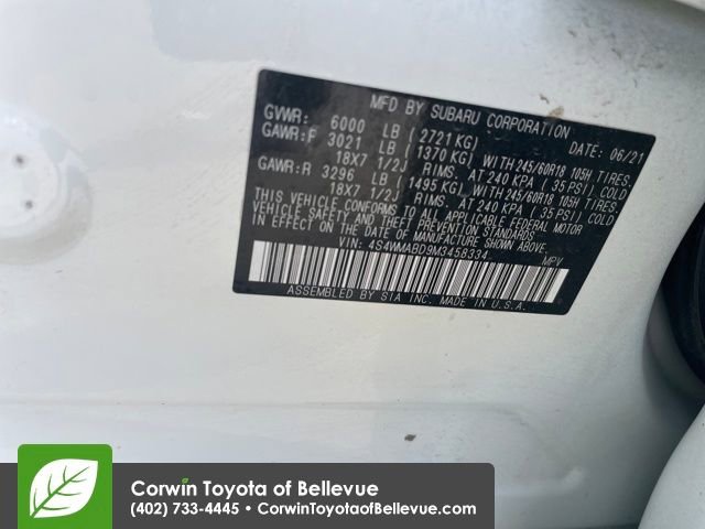 Used 2021 Subaru Ascent Premium image 30