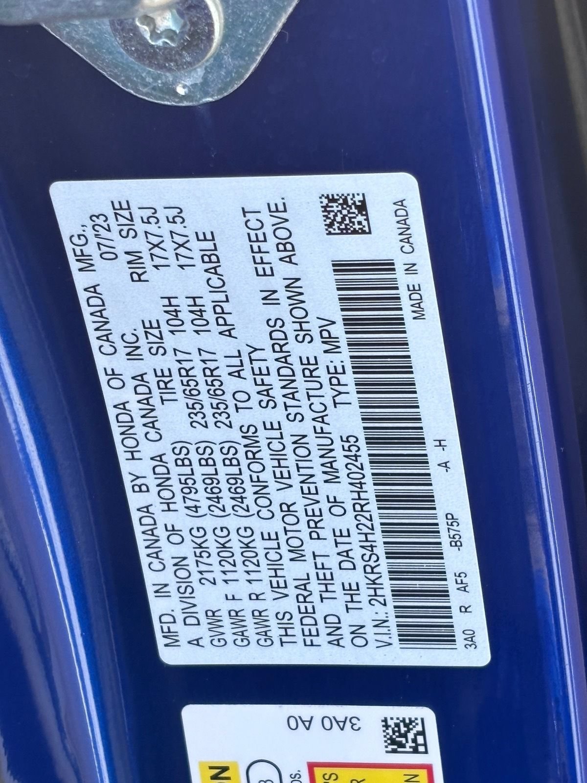 Certified 2024 Honda CR-V LX image 34