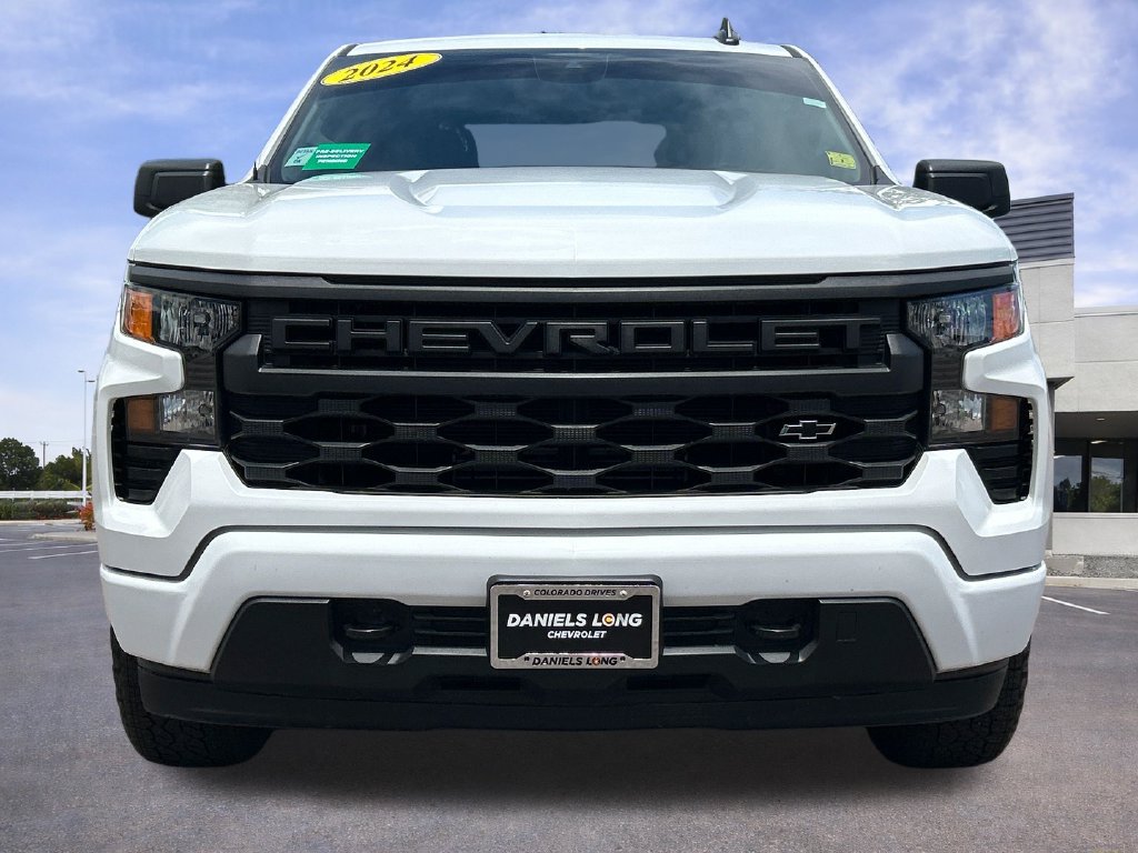 Used 2024 Chevrolet Silverado 1500 Custom w/ Turbomax Blackout Package AWD/4WD image 3