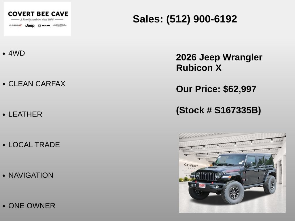 Used 2026 Jeep Wrangler Unlimited Rubicon AWD/4WD image 7