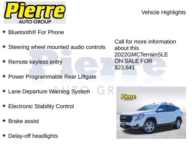 Used 2022 GMC Terrain SLE w/ Driver Convenience Package AWD/4WD image 23