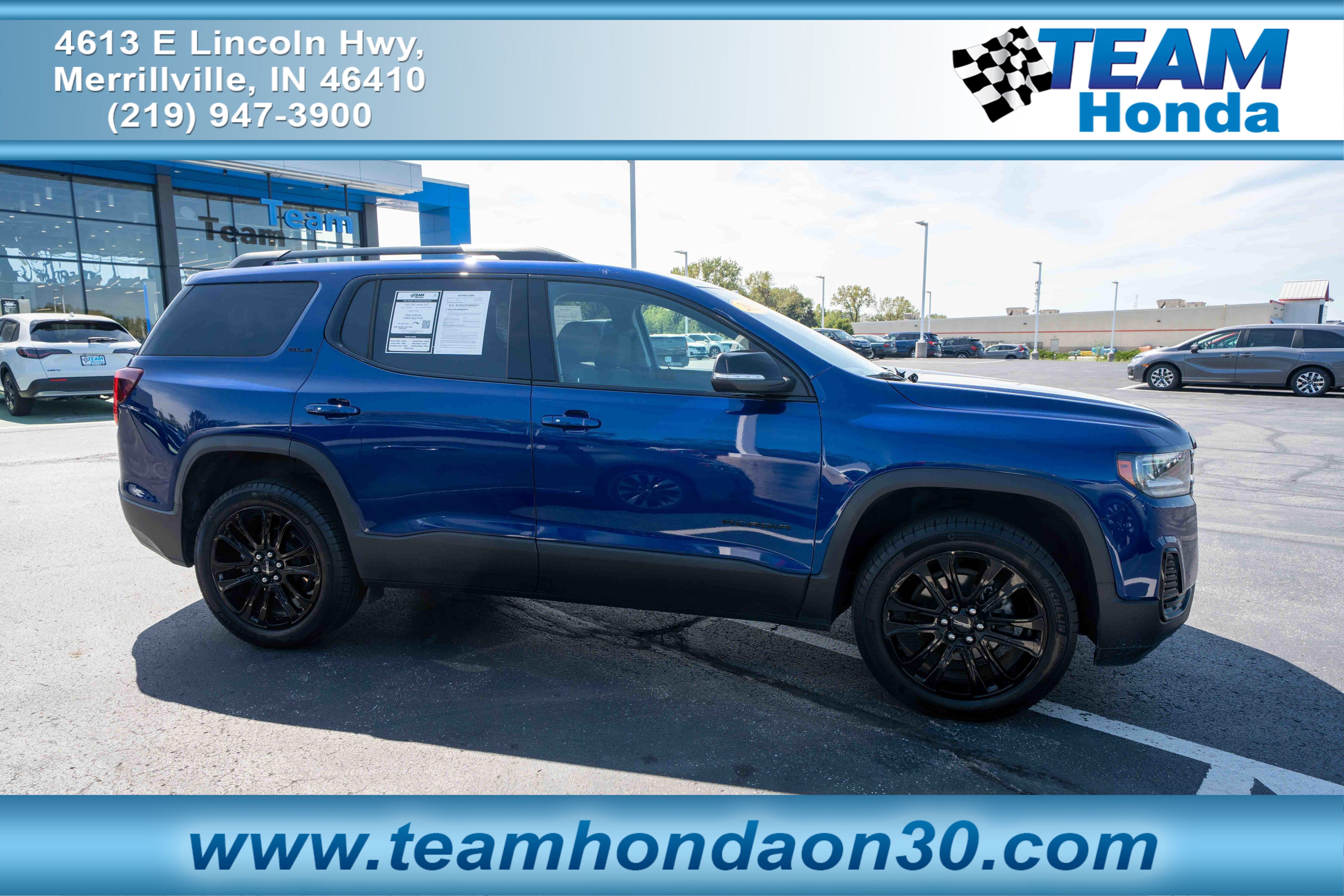 Used 2023 GMC Acadia SLE w/ Elevation Edition FWD image 1