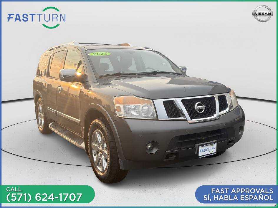 Used 2011 Nissan Armada Platinum w/ 2nd Row Captain Seat Pkg AWD/4WD image 1