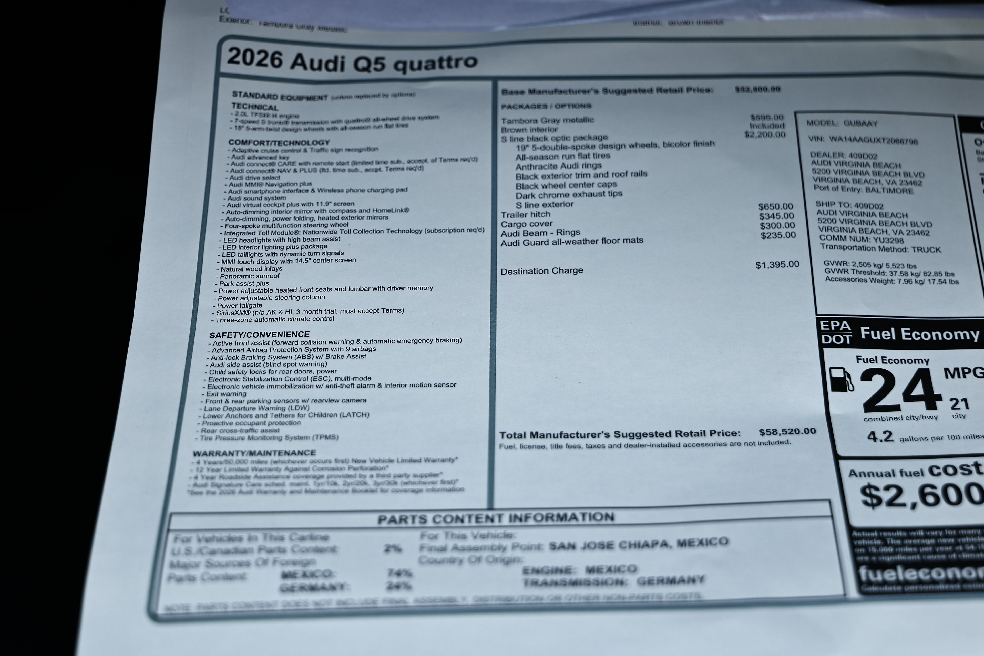 New 2026 Audi Q5 2.0T AWD/4WD image 25