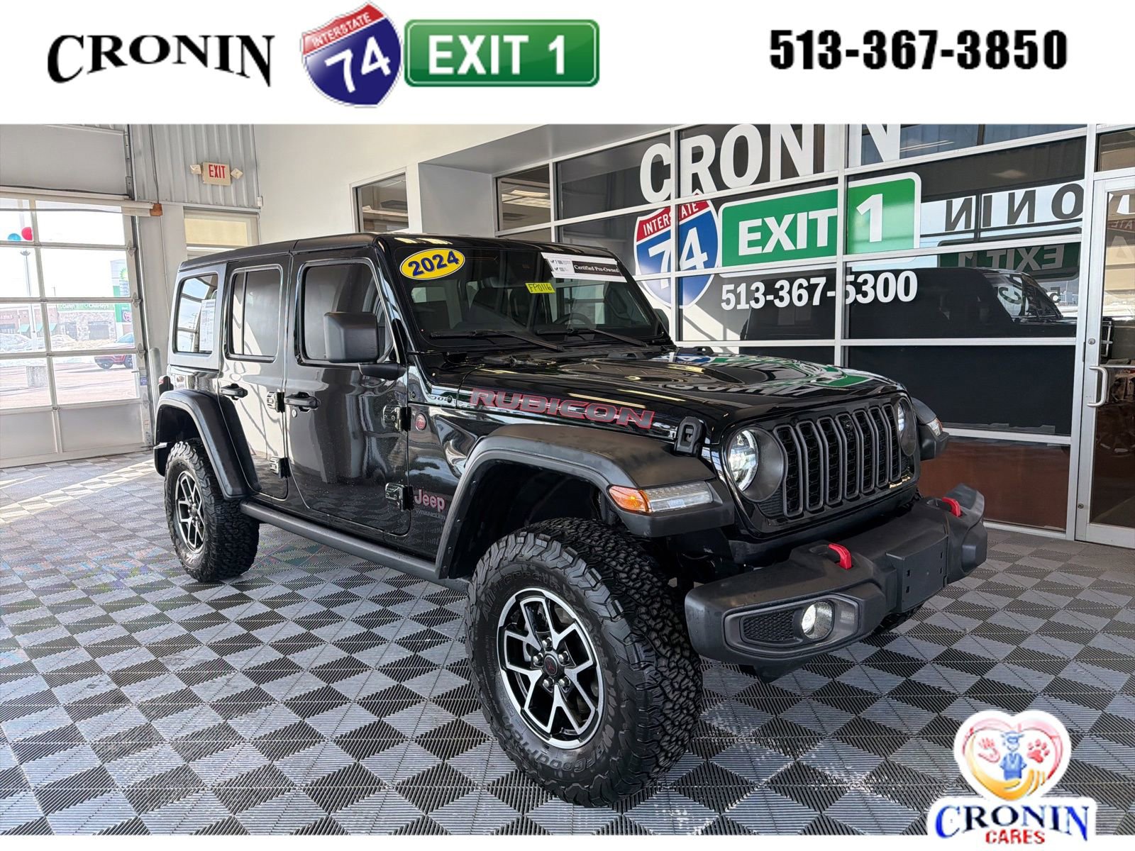 Used 2024 Jeep Wrangler Unlimited Rubicon w/ Technology Group image 1