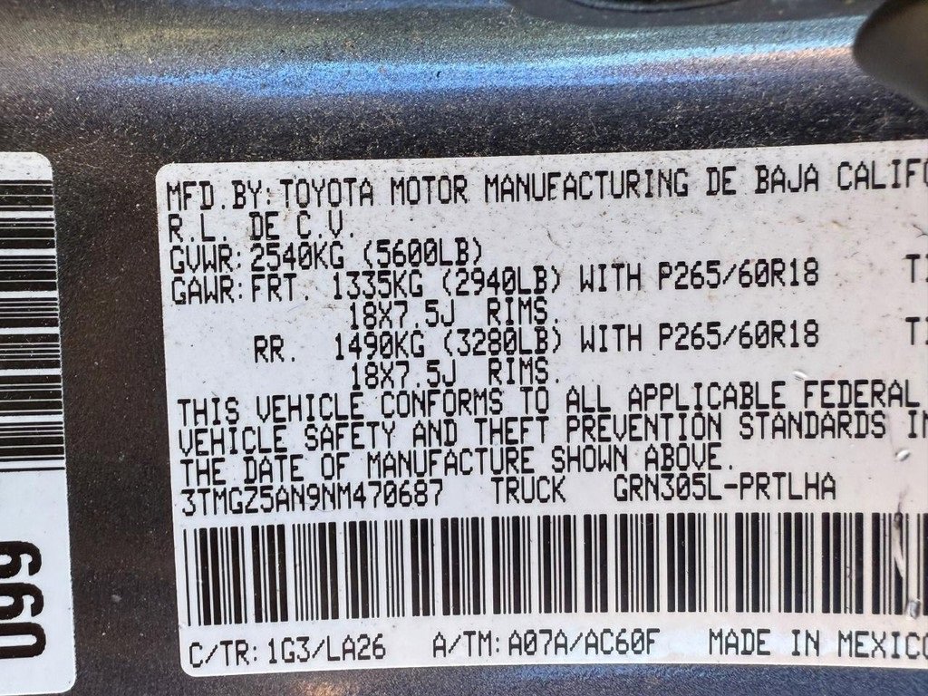 Certified 2022 Toyota Tacoma Limited image 25