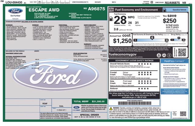 Used 2022 Ford Escape SE AWD/4WD image 25