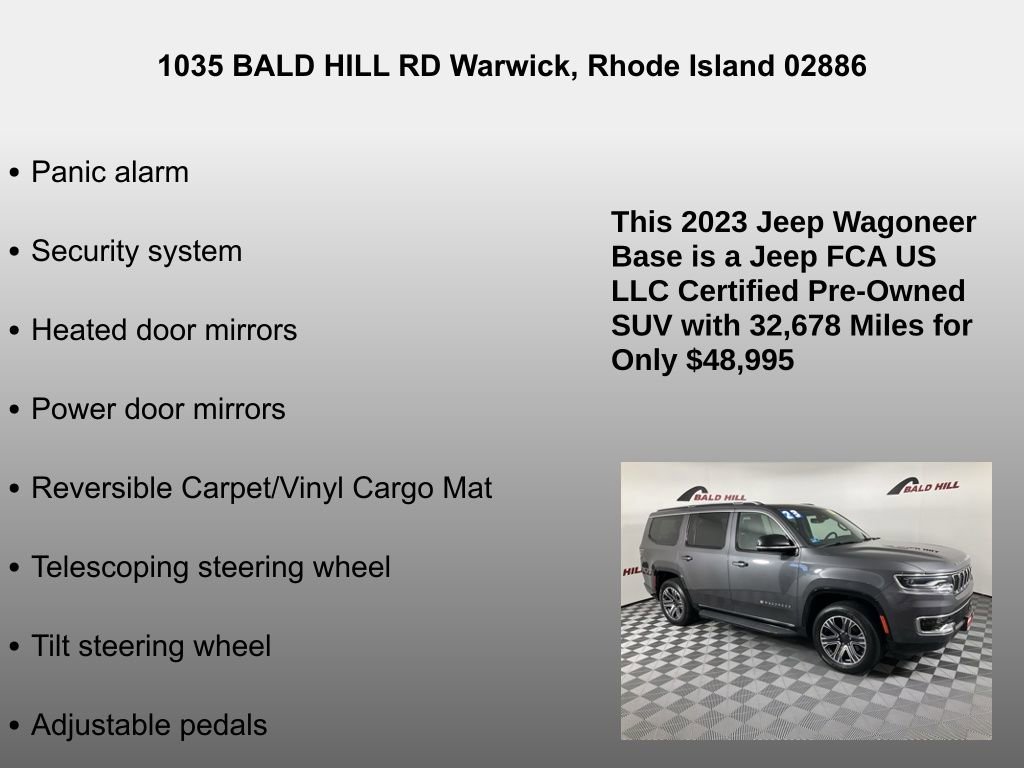 Used 2023 Jeep Wagoneer 4WD w/ Premium Group I image 26