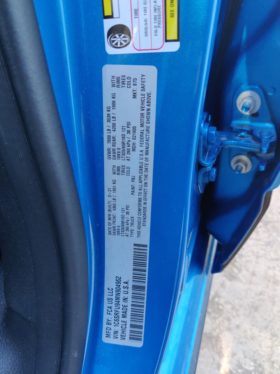 Used 2021 RAM 1500 TRX w/ TRX Level 2 Equipment Group image 25