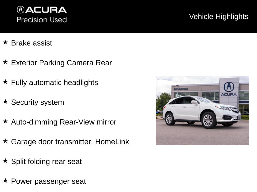 Certified 2017 Acura RDX AWD image 17