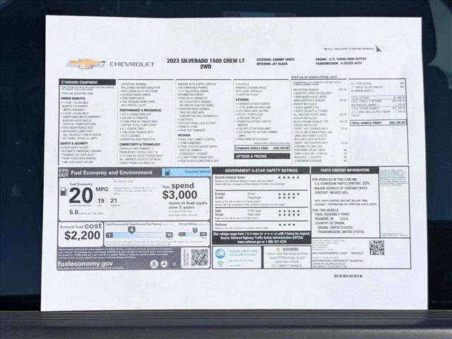 Certified 2023 Chevrolet Silverado 1500 LT w/ Protection Package image 27