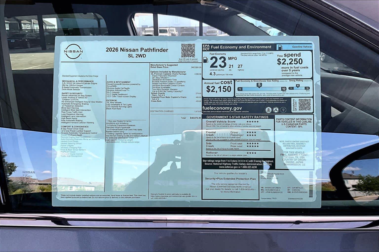 New 2026 Nissan Pathfinder SL FWD image 19