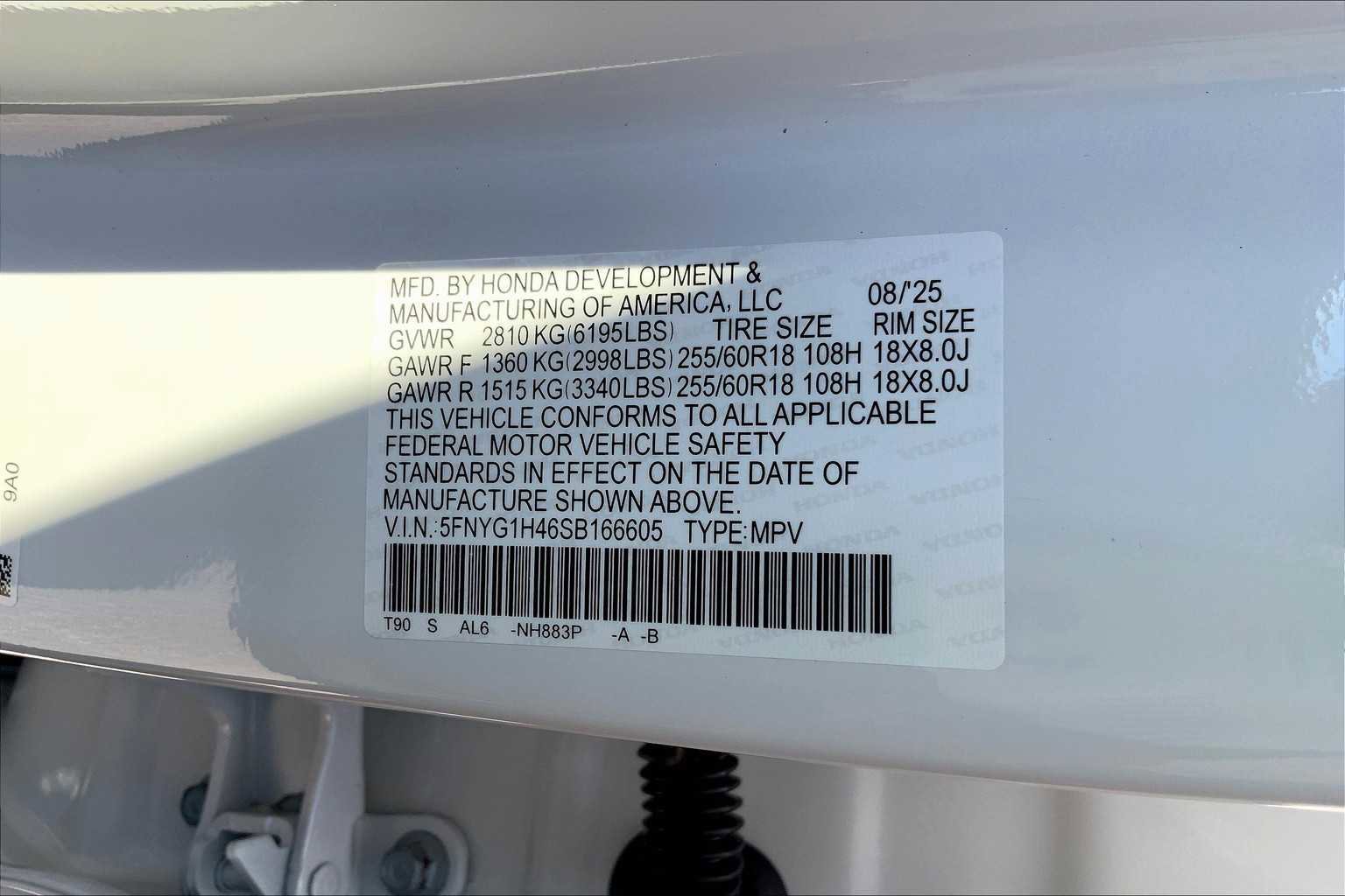 New 2025 Honda Pilot EX-L image 18