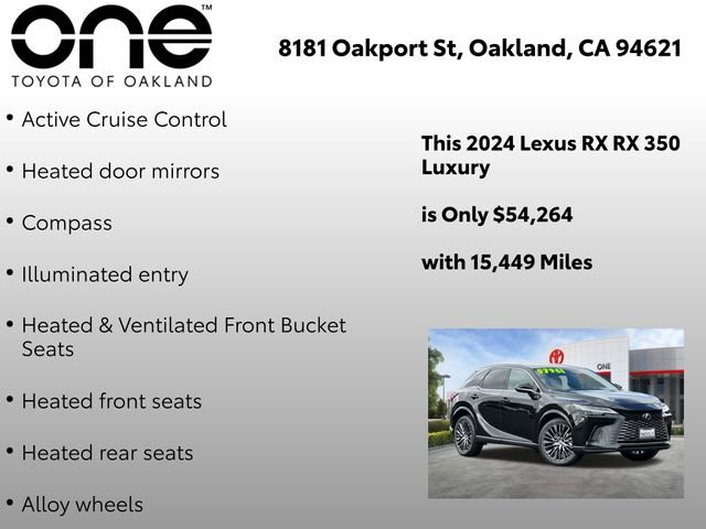 Used 2024 Lexus RX 350 AWD w/ Convenience Package image 11
