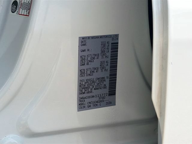 Used 2024 Nissan Titan PRO-4X w/ Pro-4x Utility Package AWD/4WD image 41