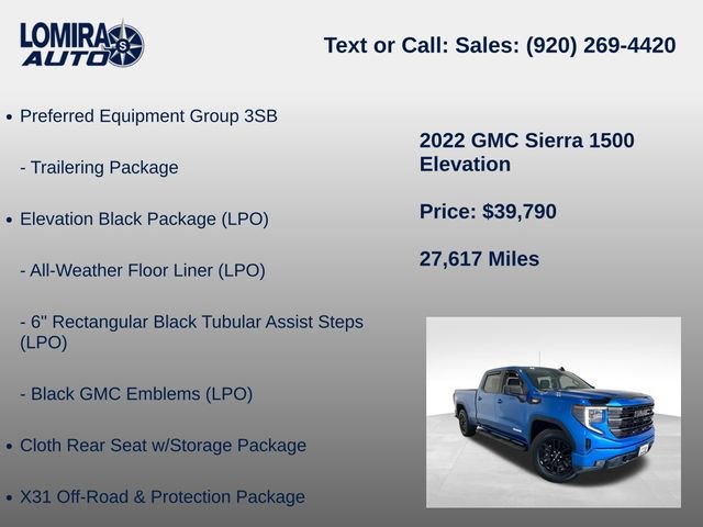 Used 2022 GMC Sierra 1500 Elevation AWD/4WD image 33