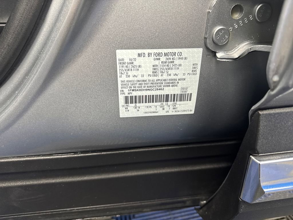 Used 2022 Ford Explorer XLT w/ Equipment Group 202A AWD/4WD image 33