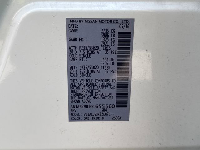 Used 2016 Nissan Pathfinder Platinum w/ Family Entertainment Package FWD image 24