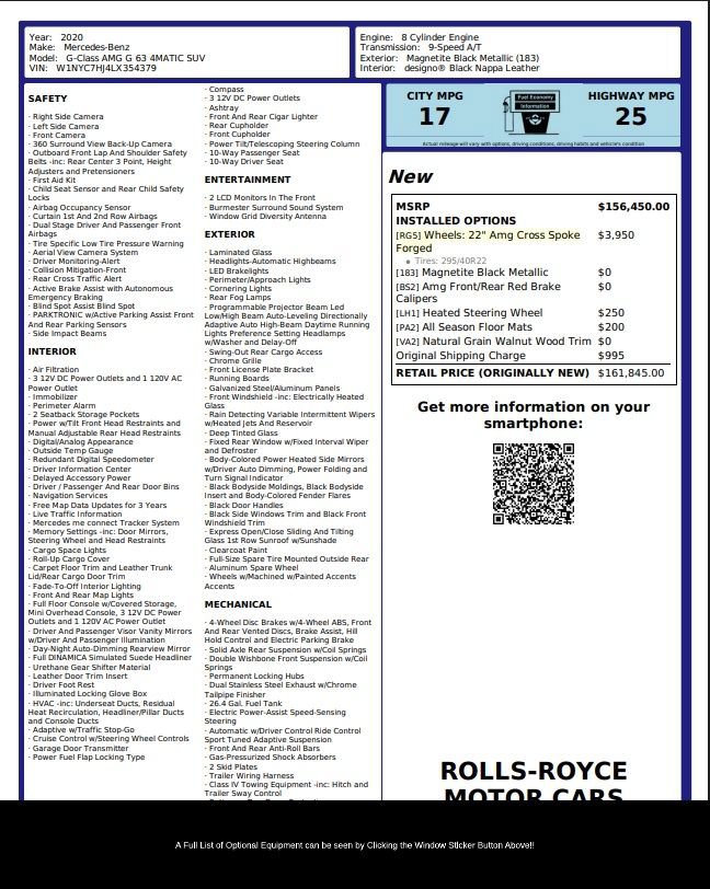 Used 2020 Mercedes-Benz G 63 AMG 4MATIC image 2