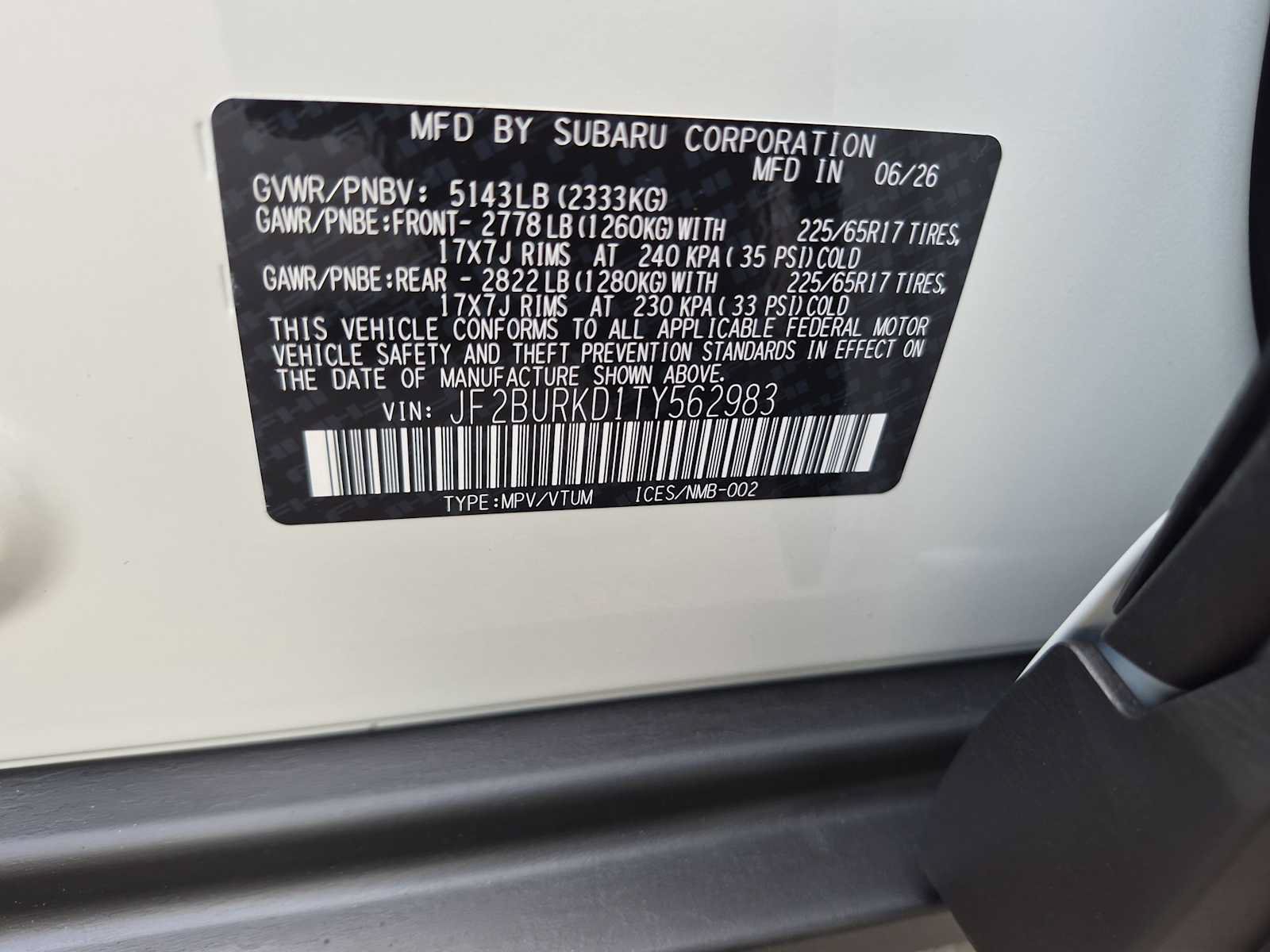 New 2026 Subaru Outback Wilderness AWD/4WD image 33