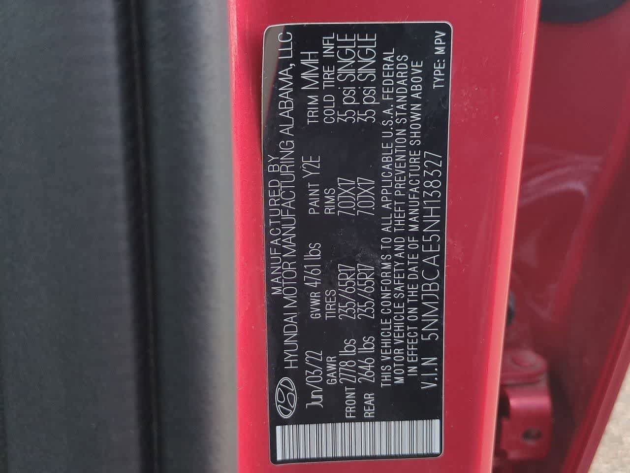 Used 2022 Hyundai Tucson SEL w/ Cargo Package AWD/4WD image 33