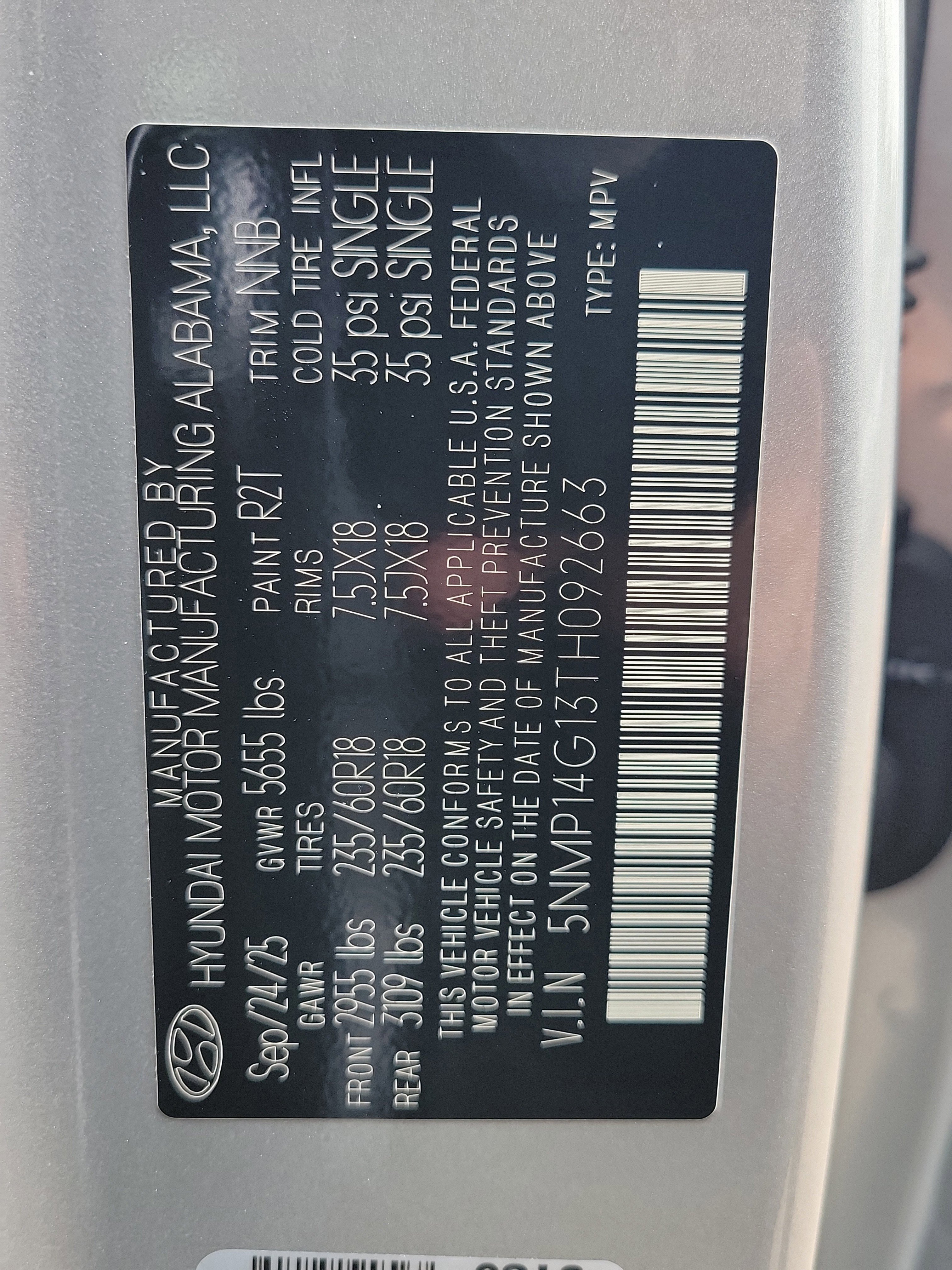 New 2026 Hyundai Santa Fe SE image 22