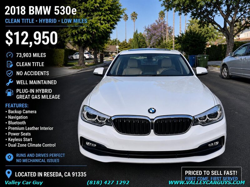 Used 2018 BMW 330e RWD image 1