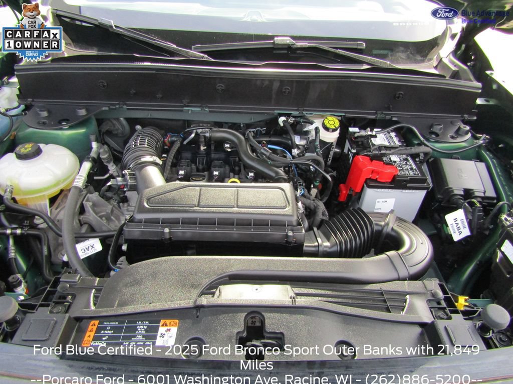 Certified 2025 Ford Bronco Sport Outer Banks w/ Outer Banks Tech Package+ AWD/4WD image 42