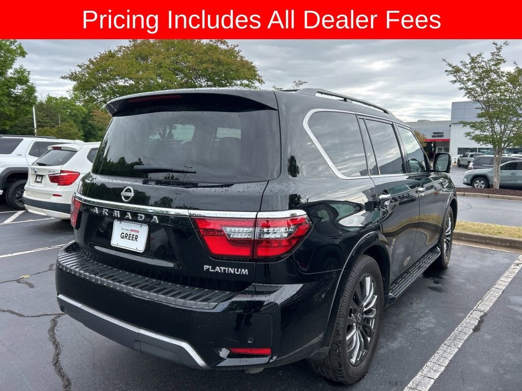 Used 2023 Nissan Armada Platinum w/ Captain's Chairs Package RWD image 7