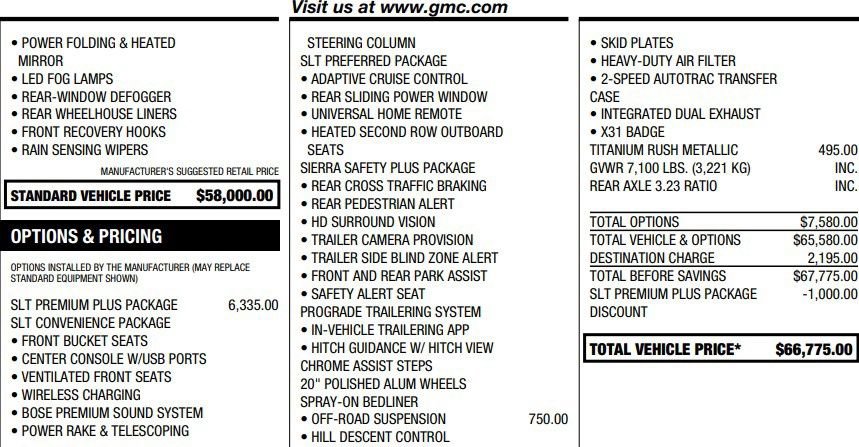 Used 2025 GMC Sierra 1500 SLT w/ SLT Premium Plus Package image 2