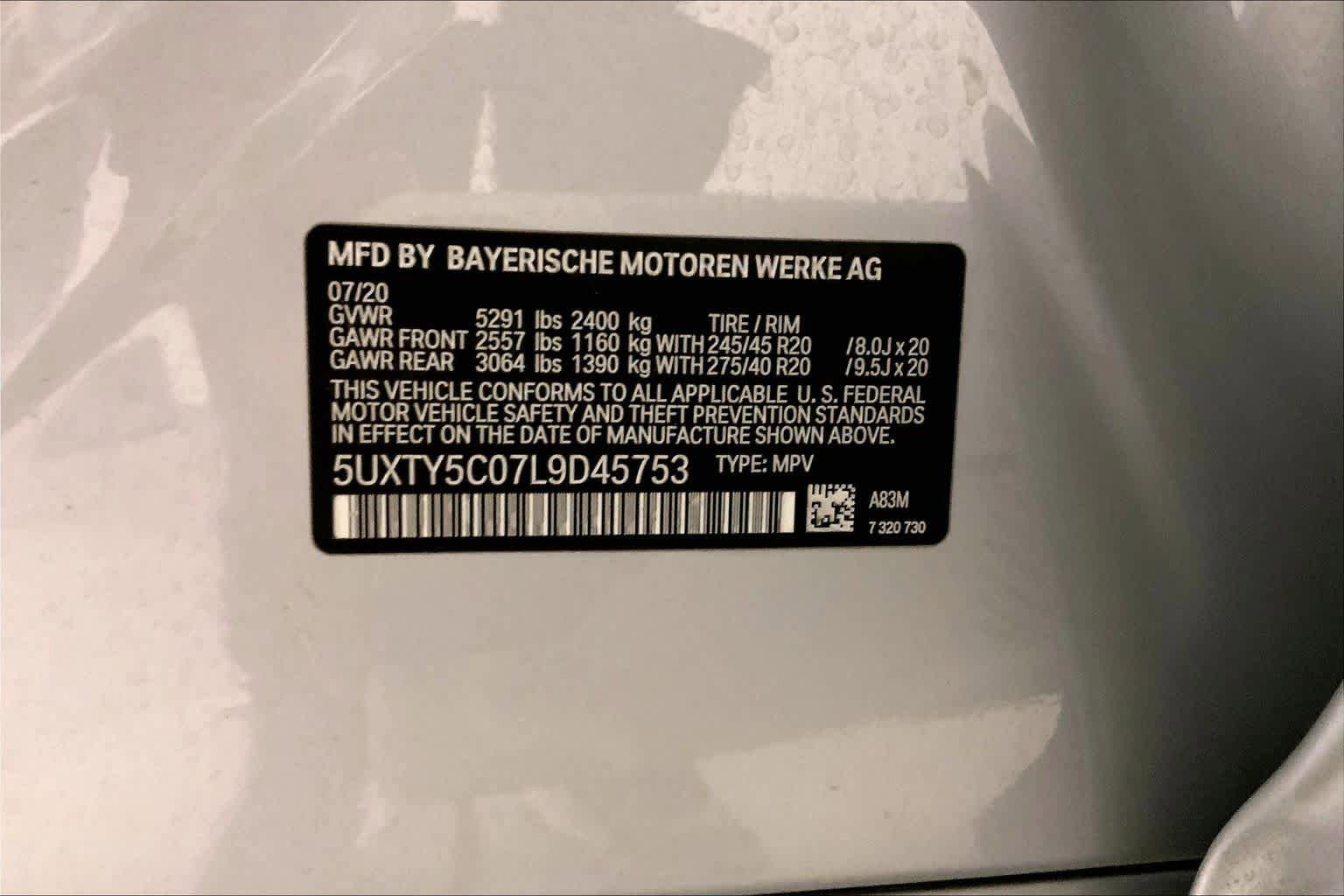 Used 2020 BMW X3 xDrive30i w/ M Sport Package 2 AWD/4WD image 36