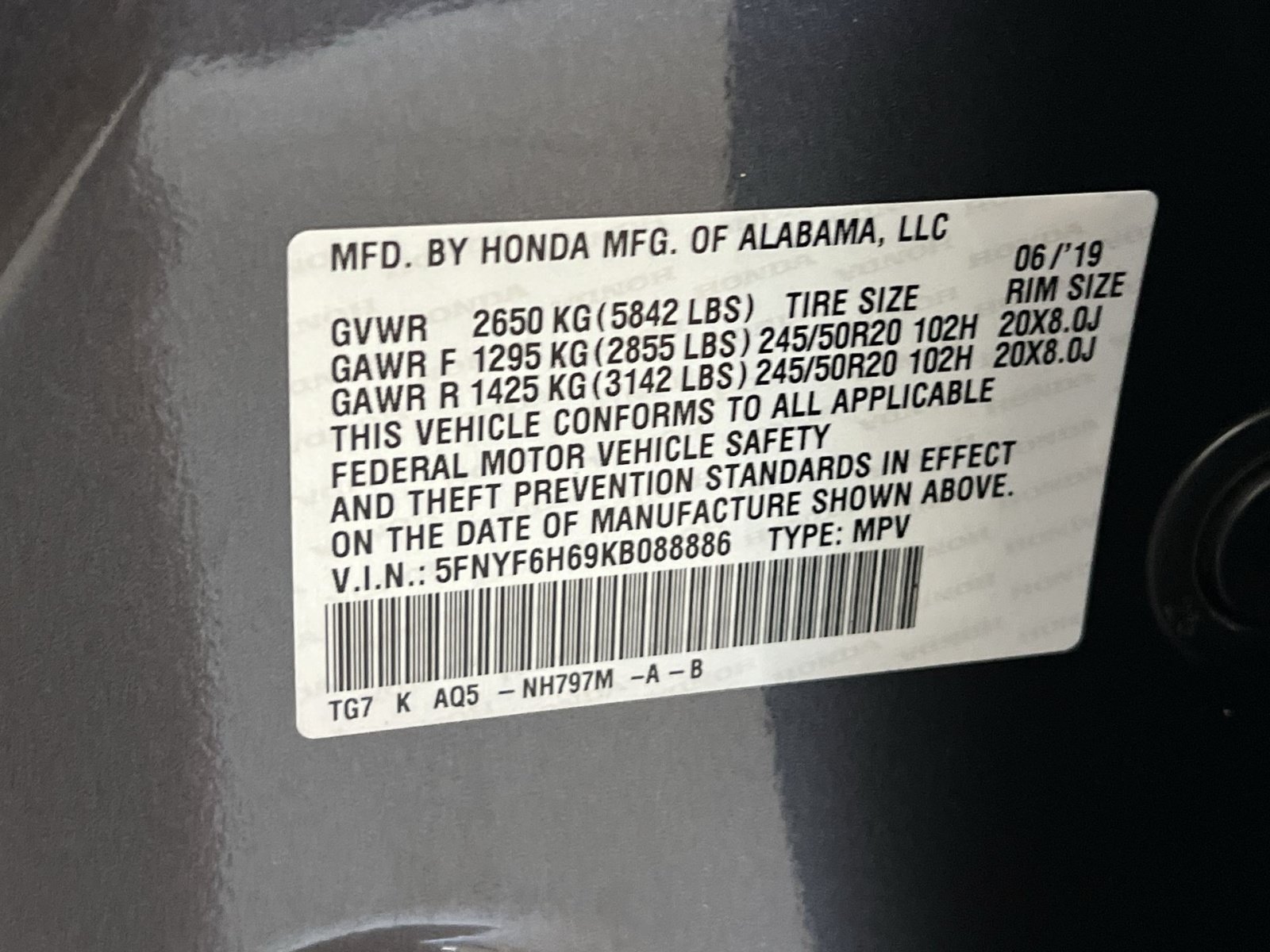Used 2019 Honda Pilot Touring image 39