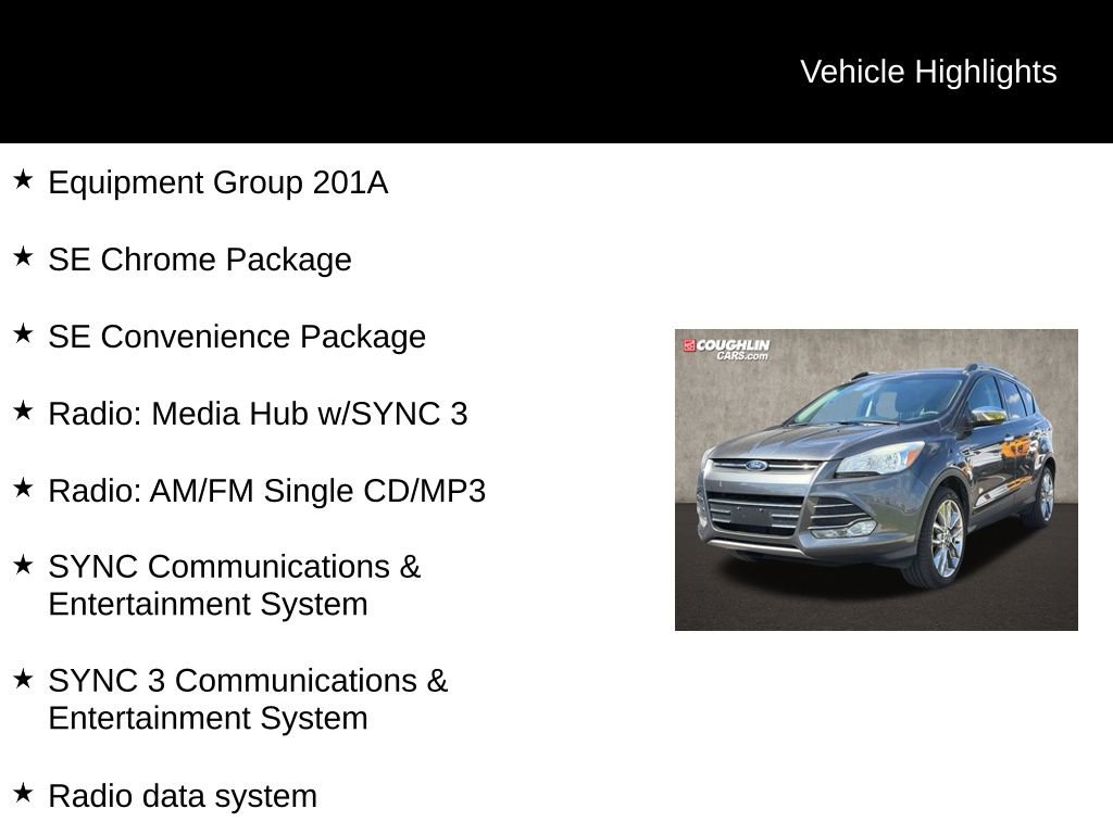 Used 2016 Ford Escape SE w/ SE Chrome Package AWD/4WD image 2