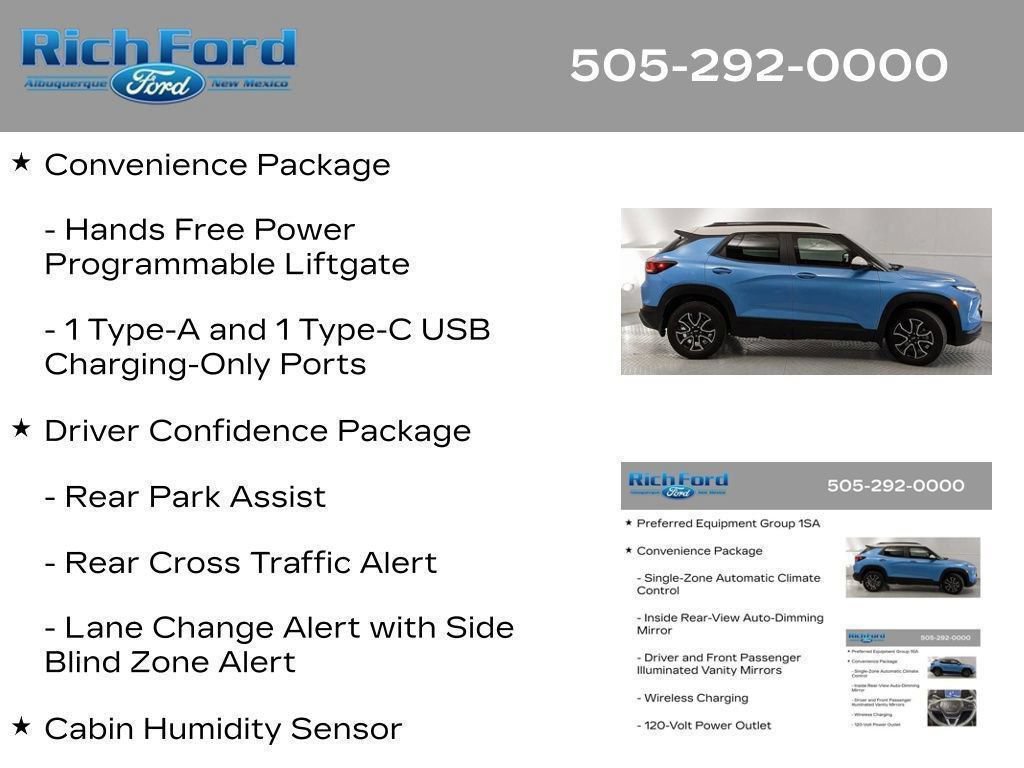 Used 2025 Chevrolet TrailBlazer ACTIV w/ Convenience Package AWD/4WD image 59