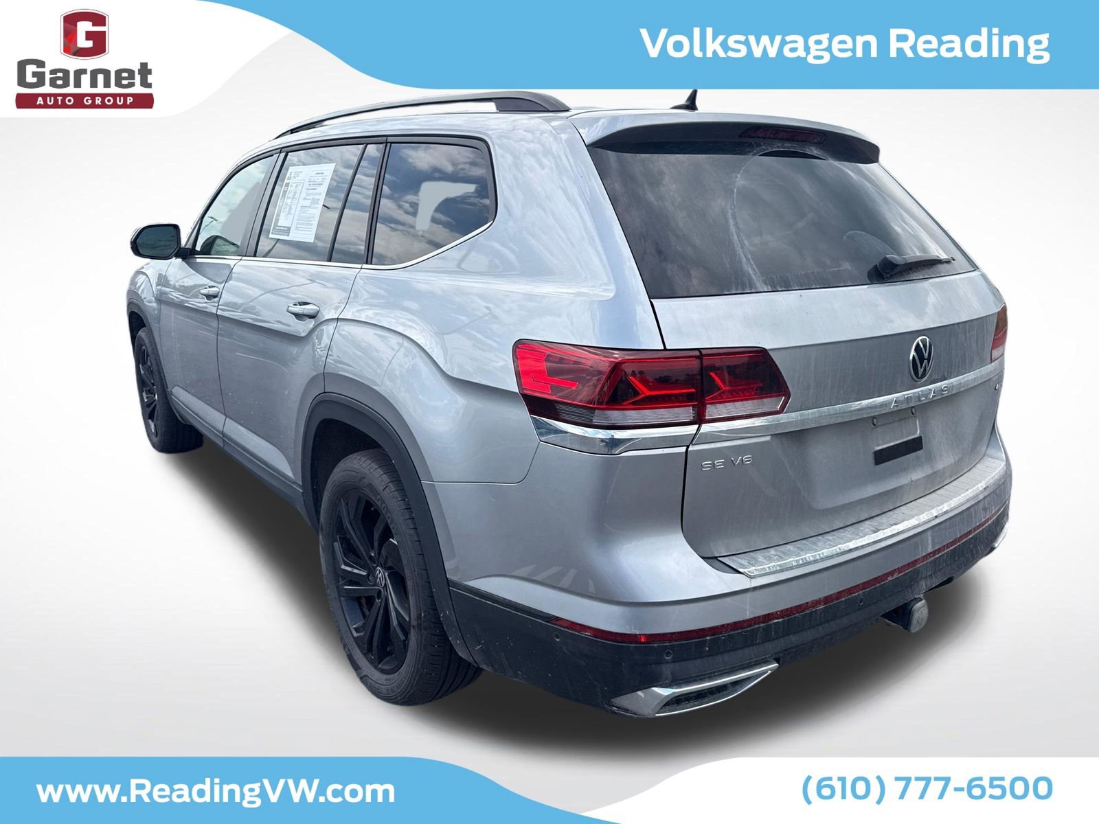 Used 2023 Volkswagen Atlas SE w/ Panoramic Sunroof Package AWD/4WD image 3