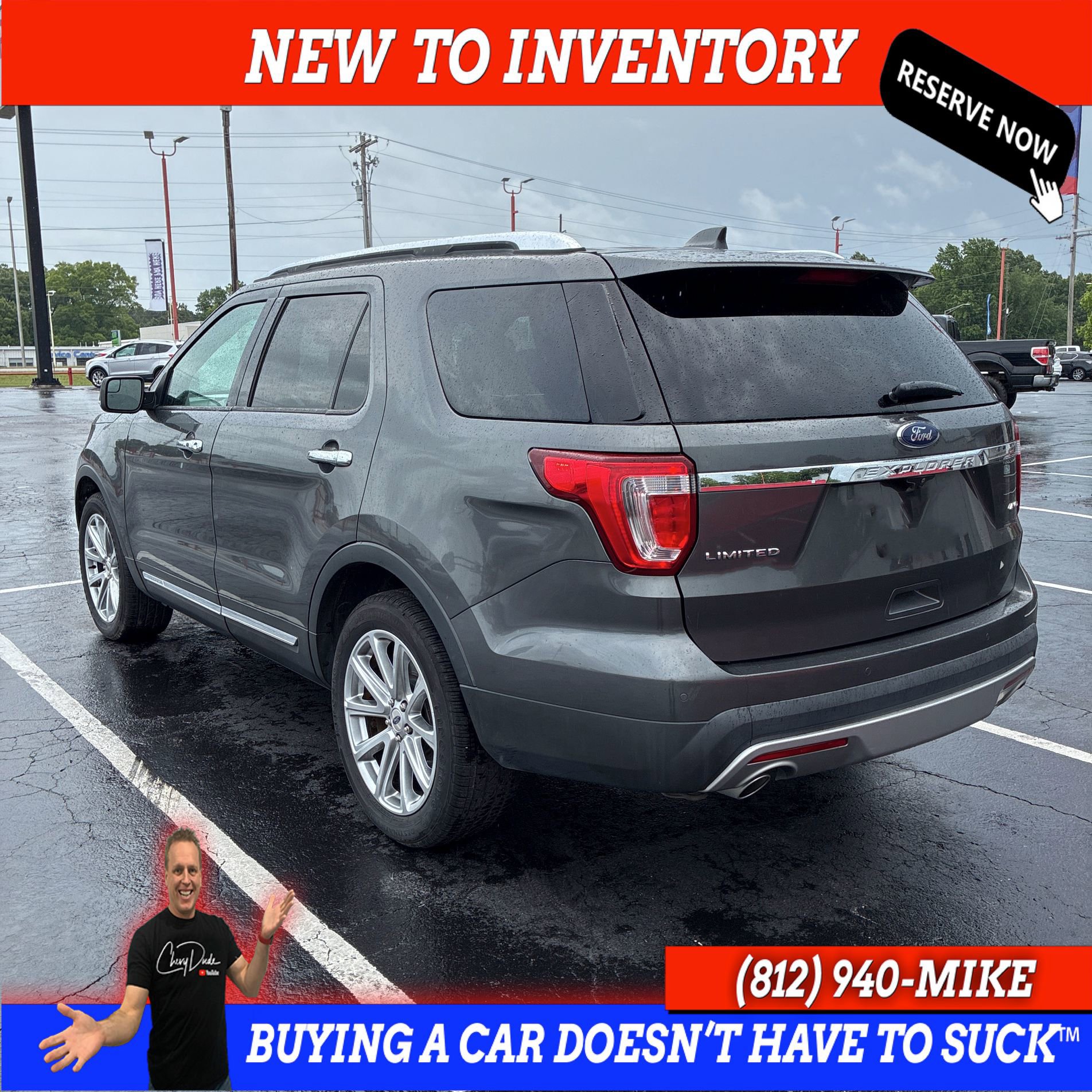 Used 2017 Ford Explorer Limited AWD/4WD image 3