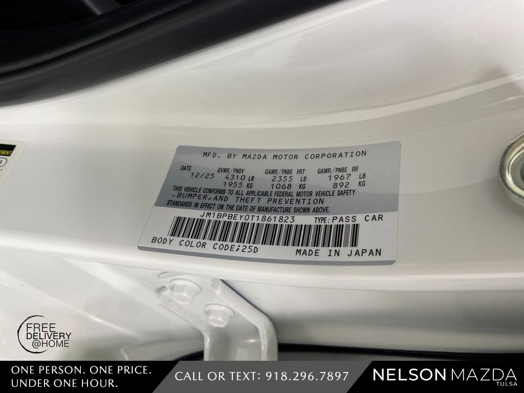 New 2026 MAZDA MAZDA3 2.5 Turbo Sedan w/Premium Plus AWD/4WD image 55