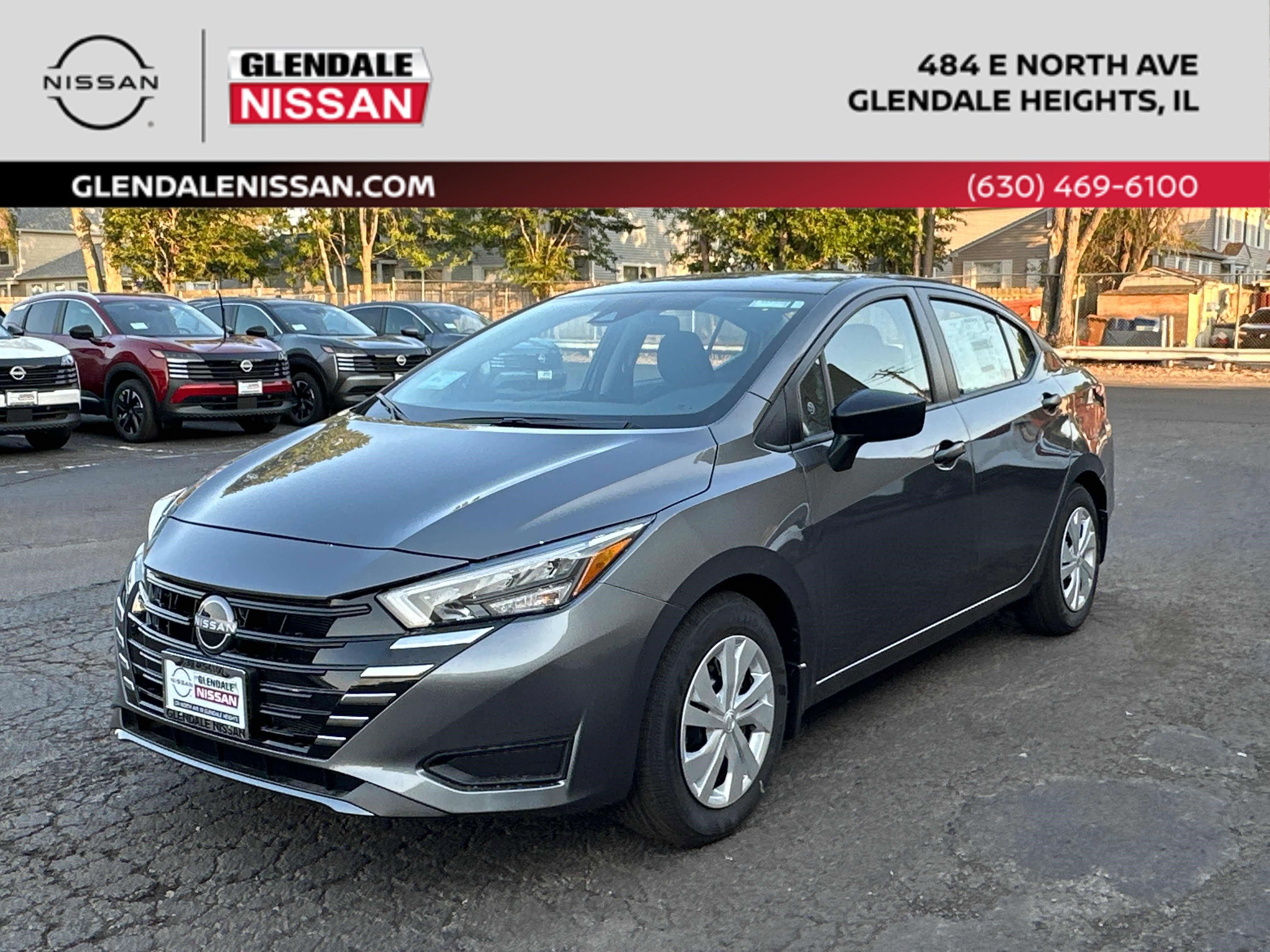 New 2025 Nissan Versa S w/ Trunk Package