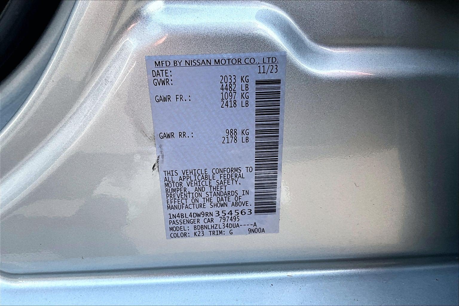 Used 2024 Nissan Altima 2.5 SV AWD/4WD image 29